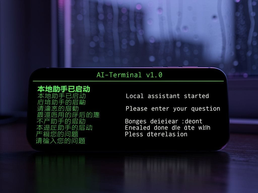 Honor Magic 7 screen showing local AI assistant